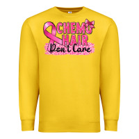 Lemon Breast Cancer Chemo hair don't care Premium Sweatshirt - FaDigitalArtStudio