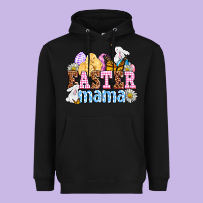 Easter Mama Heavyweight Hoodie Designed By Oliviacreatesart