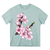 Arona Peach Blossom Heavy Core Tee - LillyAllenDesigns