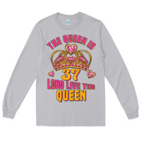 Moon Dust the queen is 37 long live the queen kopya Long Sleeve Tee - Jasminsmagicworld