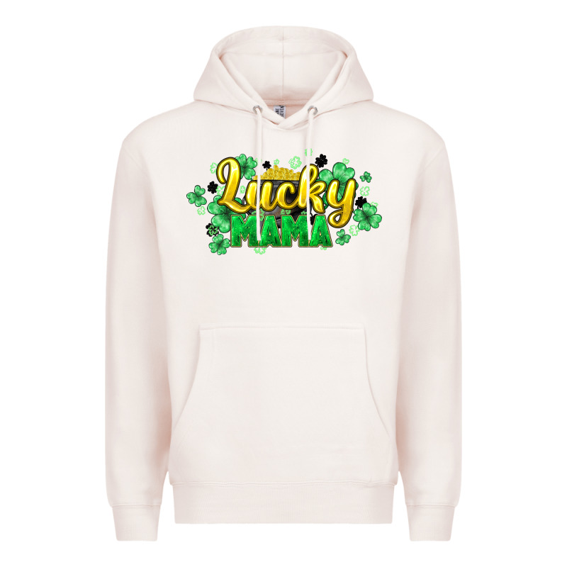 Lucky Mama St Patricks Premium Hoodie by HowdyJamesFarm | Teevron