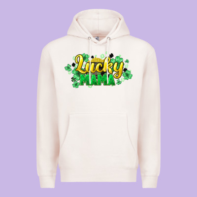 Lucky Mama St Patricks Premium Hoodie Designed By Howdyjamesfarm