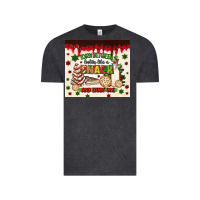 Vintage Black torn between lookin like a snack and eatin one Vintage Tee - MaliasSmallBusiness