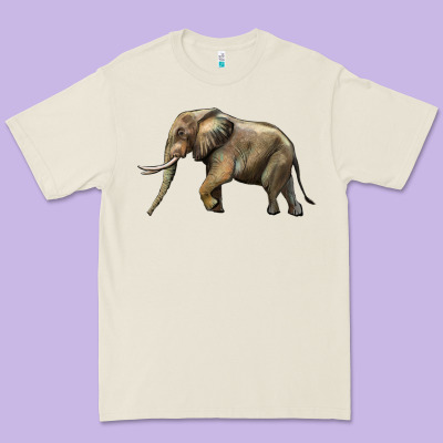 Elephant Premium Tee Designed By Lillyallendesigns