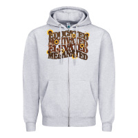 Heather Grey educated motivated elevated melanated juneteenth Zipper Hoodie - CowGirlArtShop