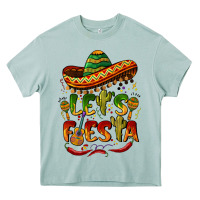 Arona let's fiesta mexican hat Heavy Core Tee - BarkalooDesign