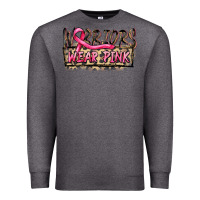 Charcoal Heather Warriors wear pink Premium Sweatshirt - FaDigitalArtStudio