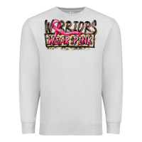 Dove Grey Warriors wear pink Premium Sweatshirt - FaDigitalArtStudio
