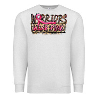 Oatmeal Heather Warriors wear pink Premium Sweatshirt - FaDigitalArtStudio
