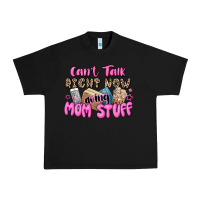 Black can't talk right now doing mom stuff Urban Heavy Tee - JahusDesignShop
