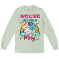 Matcha unicorns are born in may Long Sleeve Tee - Jasminsmagicworld