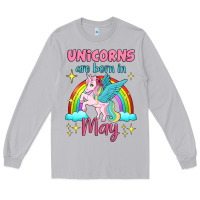 Moon Dust unicorns are born in may Long Sleeve Tee - Jasminsmagicworld