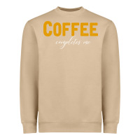 Mushroom Coffee Completes Me Heavyweight Sweatshirt - Bettercallsaul