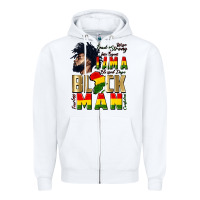 White i am a black man Zipper Hoodie - CowGirlArtShop