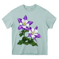 Arona rocky mountain columbine Heavy Core Tee - LillyAllenDesigns