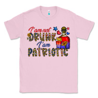 Bubblegum Pink i'm drunk i'm patrıtoc Classic Tee - CowhideDigitalArt