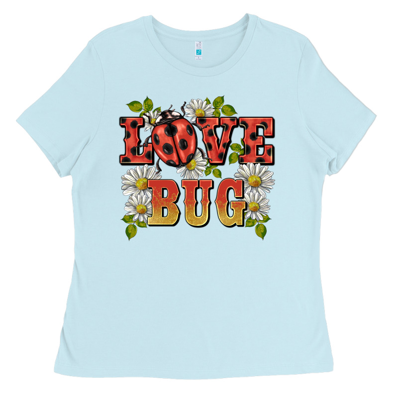 Ladybug Love Bug Ladies Tee by BarkalooDesign | Teevron