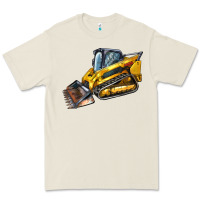 Bone Compact Track Loader Premium Tee - LillyAllenDesigns