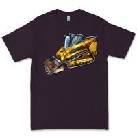 Plum Compact Track Loader Premium Tee - LillyAllenDesigns