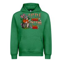 Emerald Little Miss Cotton Tail Urban Hoodie - CowhideDigitalArt