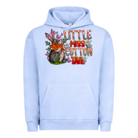 Pigment Grape Ice Little Miss Cotton Tail Urban Hoodie - CowhideDigitalArt
