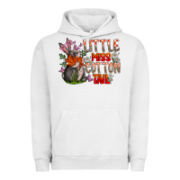 Pigment Lunar Rock Little Miss Cotton Tail Urban Hoodie - CowhideDigitalArt