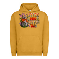 Pigment Peanut Butter Little Miss Cotton Tail Urban Hoodie - CowhideDigitalArt
