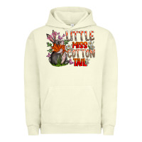 Pigment Pistachio Little Miss Cotton Tail Urban Hoodie - CowhideDigitalArt