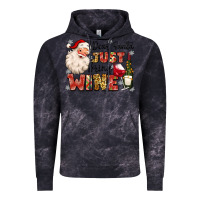 Cloud Black dear santa just bring wine Vintage Hoodie - MaliasSmallBusiness