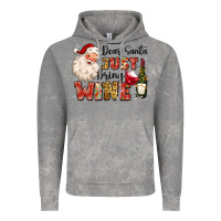 Cloud Rock dear santa just bring wine Vintage Hoodie - MaliasSmallBusiness