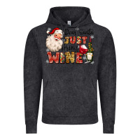 Vintage Black dear santa just bring wine Vintage Hoodie - MaliasSmallBusiness