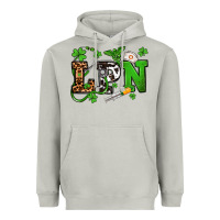 Moon Dust St. Patrick's Day LPN Heavyweight Hoodie - OliviaCreatesArt