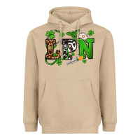 Mushroom St. Patrick's Day LPN Heavyweight Hoodie - OliviaCreatesArt