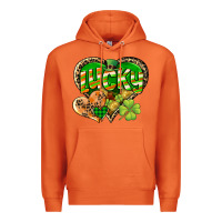 Carrot Lucky heart St. Patrick's Day Premium Hoodie - CowGirlArtShop