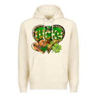 Sandshell Lucky heart St. Patrick's Day Premium Hoodie - CowGirlArtShop