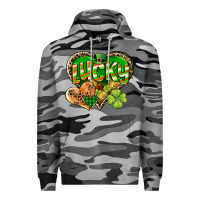Slate Camo Lucky heart St. Patrick's Day Premium Hoodie - CowGirlArtShop