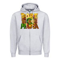 Heather Grey dope black mama juneteenth Zipper Hoodie - CowGirlArtShop
