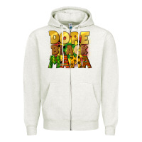 Oatmeal Heather dope black mama juneteenth Zipper Hoodie - CowGirlArtShop