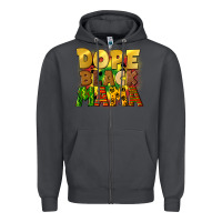 Smoke dope black mama juneteenth Zipper Hoodie - CowGirlArtShop