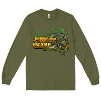Army Green the louisiana swamp Long Sleeve Tee - BarkalooDesign