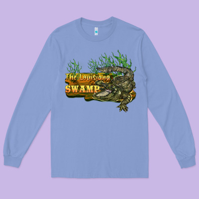 The Louisiana Swamp Long Sleeve Tee Designed By Barkaloodesign