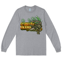 Heather Grey the louisiana swamp Long Sleeve Tee - BarkalooDesign