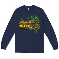 Navy the louisiana swamp Long Sleeve Tee - BarkalooDesign