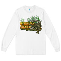 White the louisiana swamp Long Sleeve Tee - BarkalooDesign