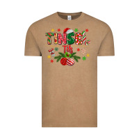 Vintage Coffee tinsel tits Vintage Tee - MaliasSmallBusiness