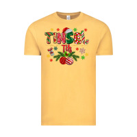 Vintage Mustard tinsel tits Vintage Tee - MaliasSmallBusiness