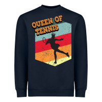 Navy Queen Of Tennis Heavyweight Sweatshirt - Bettercallsaul