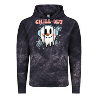 Cloud Black chill out christmas snowman Vintage Hoodie - MaliasSmallBusiness