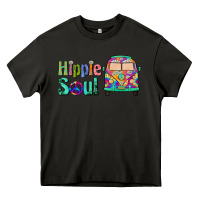 Asphalt hippie soul caravan Heavy Core Tee - BarkalooDesign