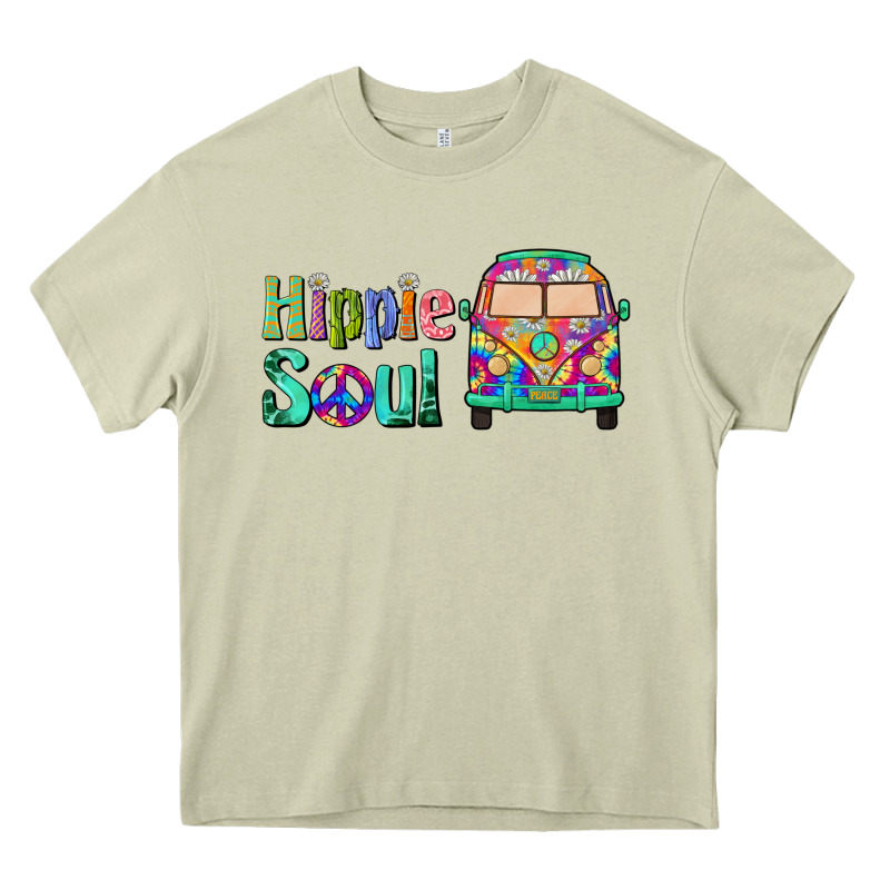 Hippie Soul Caravan Heavy Core Tee by BarkalooDesign | Teevron